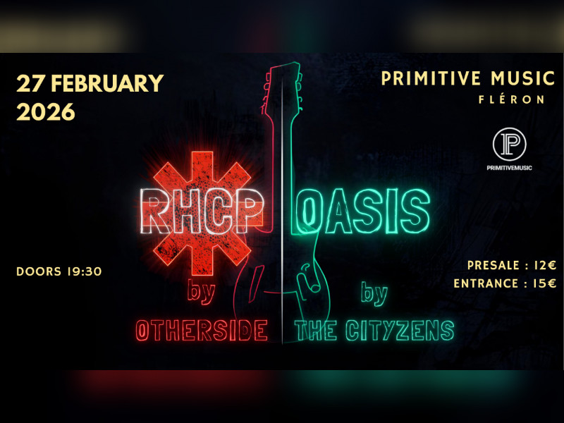 Otherside plays RHCP // The Cityzens plays Oasis @ Primitive Music